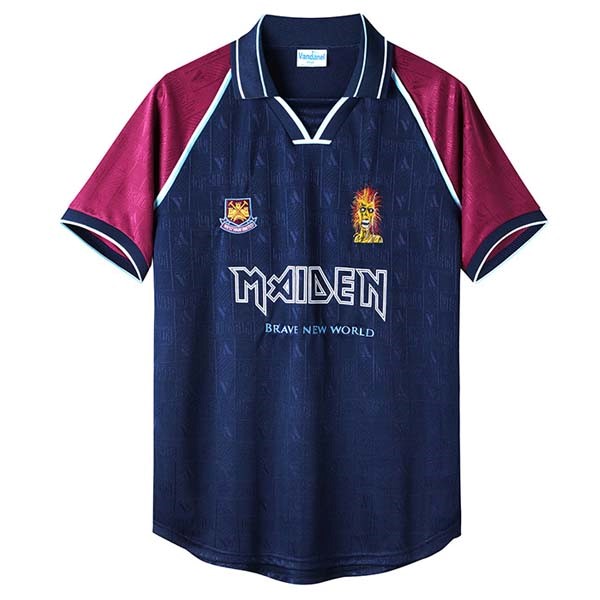 Tailandia Camiseta Iron Maiden x West Ham Retro 1ª 1999/2001